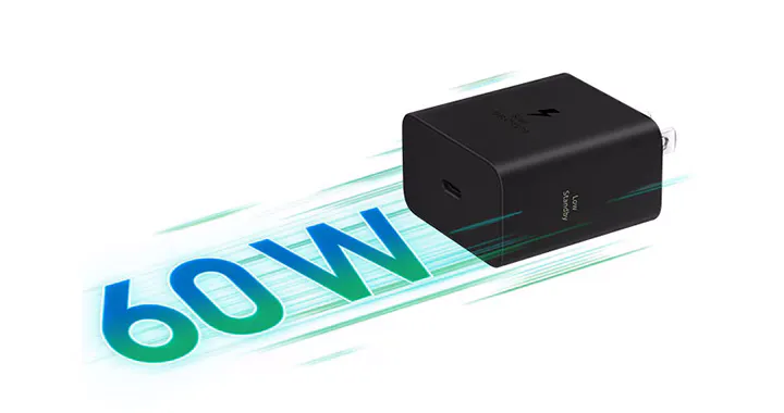 Super Fast Charging up to max 60W